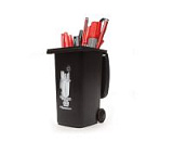 Органайзер для рабочего стола wheelie bin черный