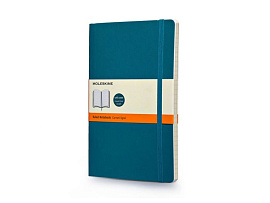 Записная книжка Classic Soft, формат A5 (блок в линейку) (Бирюзовый)