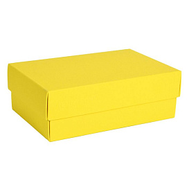 Коробка картонная, "COLOR" 11 (жёлтый)