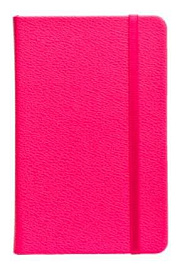 Записная книжка (бренд InFolio) коллекция "Lifestyle", формат A6, переплёт твердый с резинкой (Розовый)