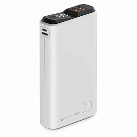 Внешний АКБ QS-20, 20000mAh, midnight-green, OLMIO (Белый)