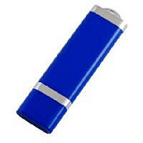 Корпус USB-Flash накопитель (флешка) "LIGHT - New",  4 GB пластиковый корпус, алюминиевые вставки. С