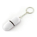 USB-Flash накопитель (флешка) из пластика каплевидной формы, 4 Gb