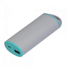 Внешний аккумулятор, Travel Max PB, 4000 mAh, с покрытием SOFT TOUCH, в подарочной упаковке с блисте (Серый; Бирюзовый)