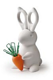 Ножницы+магнит со скрепками bunny белый