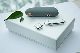 Набор 6. Power bank /флешка 8 гб (Белый)