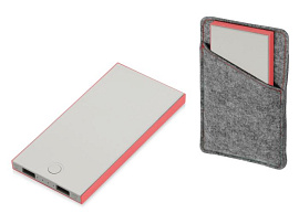 Внешний аккумулятор NEO NS100B, 10000mAh (серый; красный)