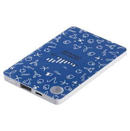 Аккумулятор "Бизнес-зодиак. Скорпион", 2600 mAh (Белый; Синий)