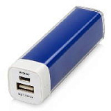 Портативное зарядное устройство "Ангра", 2200 mAh, цвет синий