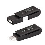 Флеш-карта "Успех" 8GB, черный, прорезиненная поверхность