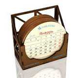 Настольный календарь DS119 фанера