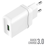 СЗУ OLMIO USB, QC3.0, 18W
