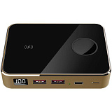 Внешний аккумулятор, золотой - Prestigio Graphene PD  Watch Edition, fast charding powerbank 10000 м