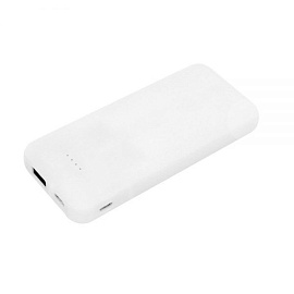Внешний аккумулятор Arrida 5000mAh с покрытием софт-тач (Белый)