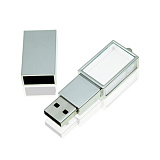 Флешка ST014 с чипом 128 гб с фиолетовой подсветкой