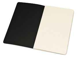 Записная книжка Moleskine Cahier (нелинованный, 1 шт.), Large (13х21см), черный (чёрный)