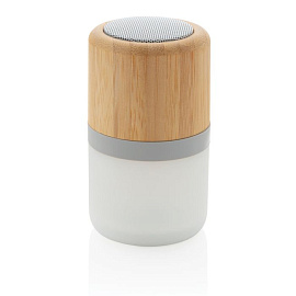Беспроводная колонка Bamboo, меняющая цвет, 3 Вт (Бежевый)