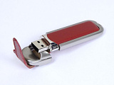 Флешка с кожаным чехлом 4 Гб.Коричневый, USB2.0