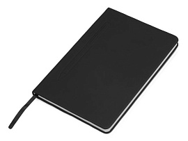 Блокнот А5 «Magnet» soft-touch с магнитным держателем для ручки (чёрный)