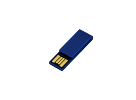 Флешка - скрепка 16 Гб.Оранжевый, USB2.0 (Синий)