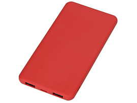 Портативное зарядное устройство «Reserve» с USB Type-C, 5000 mAh (Красный)