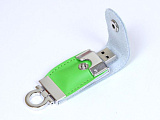 Флешка-брелок кожаная 8 Гб. Коричневый, USB2.0