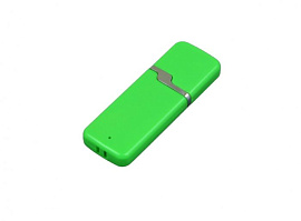 Флешка промо прямоугольной формы c оригинальным колпачком, модель 004, 32 Gb, USB 3.0 (Зелёный)