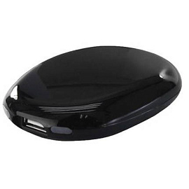 Портативное зарядное устройство для мобильных телефонов "Камень", 2000 mAh (Чёрный)