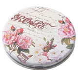 Зеркало Dewal Beauty серия "Классическая мода" карманное круглое, d 60х9 мм