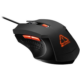 Мышка игровая "STAR RAIDER" (GM-1) (чёрный; оранжевый)
