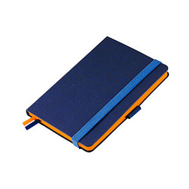 Ежедневник недатированный, Portobello Trend, коллекция Blue Ocean, формат A6, линейка (Оранжевый; Синий)