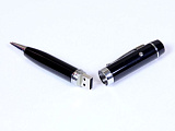 Флешка-ручка с указкой, 4 Гб. Черный, USB2.0
