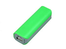 Универсальное зарядное устройство power bank прямоугольной формы (Зелёный)