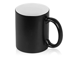 Кружка с покрытием для гравировки "Subcolor BLK", 320 мл (Белый; Чёрный)