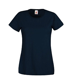 Футболка FOTL Lady-Fit Valueweight T (тёмно-синий; S)