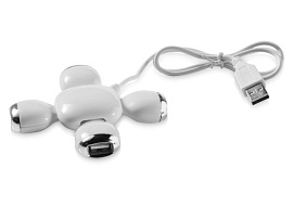 USB Hub Yoga на 4 порта (белый)