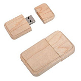 USB flash-карта "Wood" ( 8 Gb), цвет бежевый