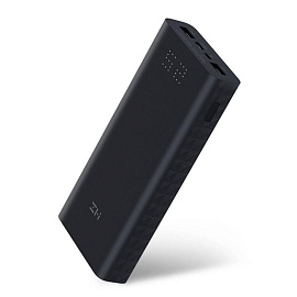 Внешний аккумулятор Xiaomi ZMI Power Bank Aura  20000mAh Black бех характеристик (Чёрный)