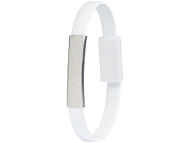 Bracelet Зарядный кабель 2-в-1, белый (белый)