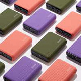 NRG Color 10000 mAh Внешний аккумулятор с прорезиненной поверхностью