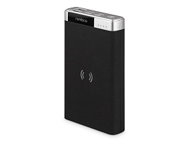 Внешний аккумулятор Rombica NEO PQ10 Wireless (чёрный; Серебряный)