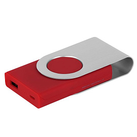 Внешний аккумулятор "slimBank" 4000 mAh (Красный; Серебряный)