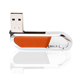 Флешка PM027 с чипом 4 гб. USB 2.0 (оранжевый)