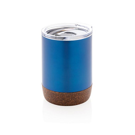Вакуумная термокружка Cork для кофе, 180 мл (Синий; Коричневый)