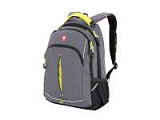 Рюкзак SWISSGEAR, фьюжн 2 мм рипстоп, 32x15x46 см, 22 л, Серый лайм
