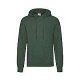Толстовка с начесом CLASSIC HOODED SWEAT 280. Тёмно-зелёная. Размер XL