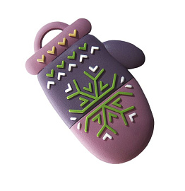 Флешка PVC178 "Варежка" с чипом 64 гб. USB 2.0 (фиолетовый)