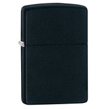 Зажигалка ZIPPO Classic с покрытием Black Matte, чёрная матовая