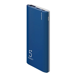 Внешний аккумулятор 5000mAh, black, OLMIO (Синий)