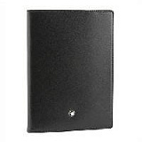 Обложка для паспорта Montblanc Masterstuck универсальная, черная, кожа